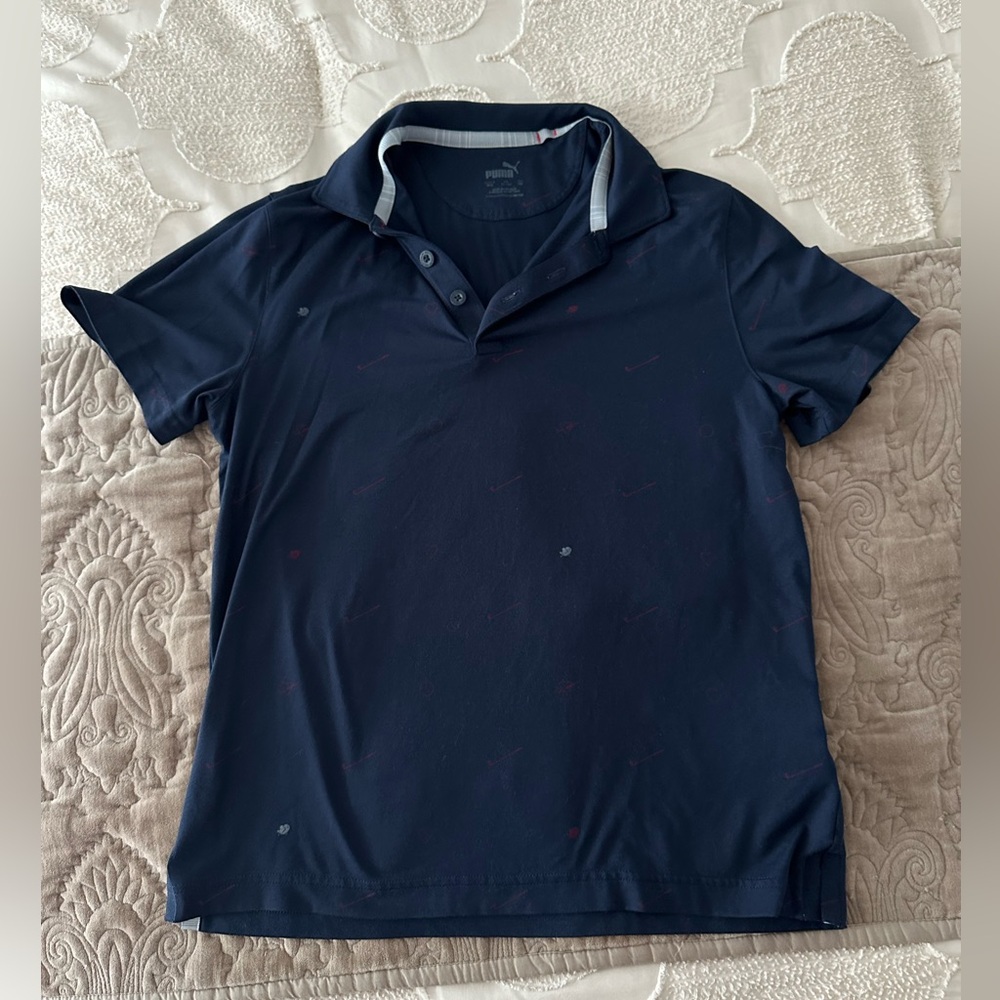 Puma Youth Golf Shirt Polo Size M 11-12 year old
